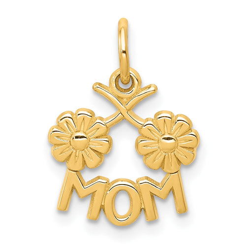 10K MOM with Flowers Charm