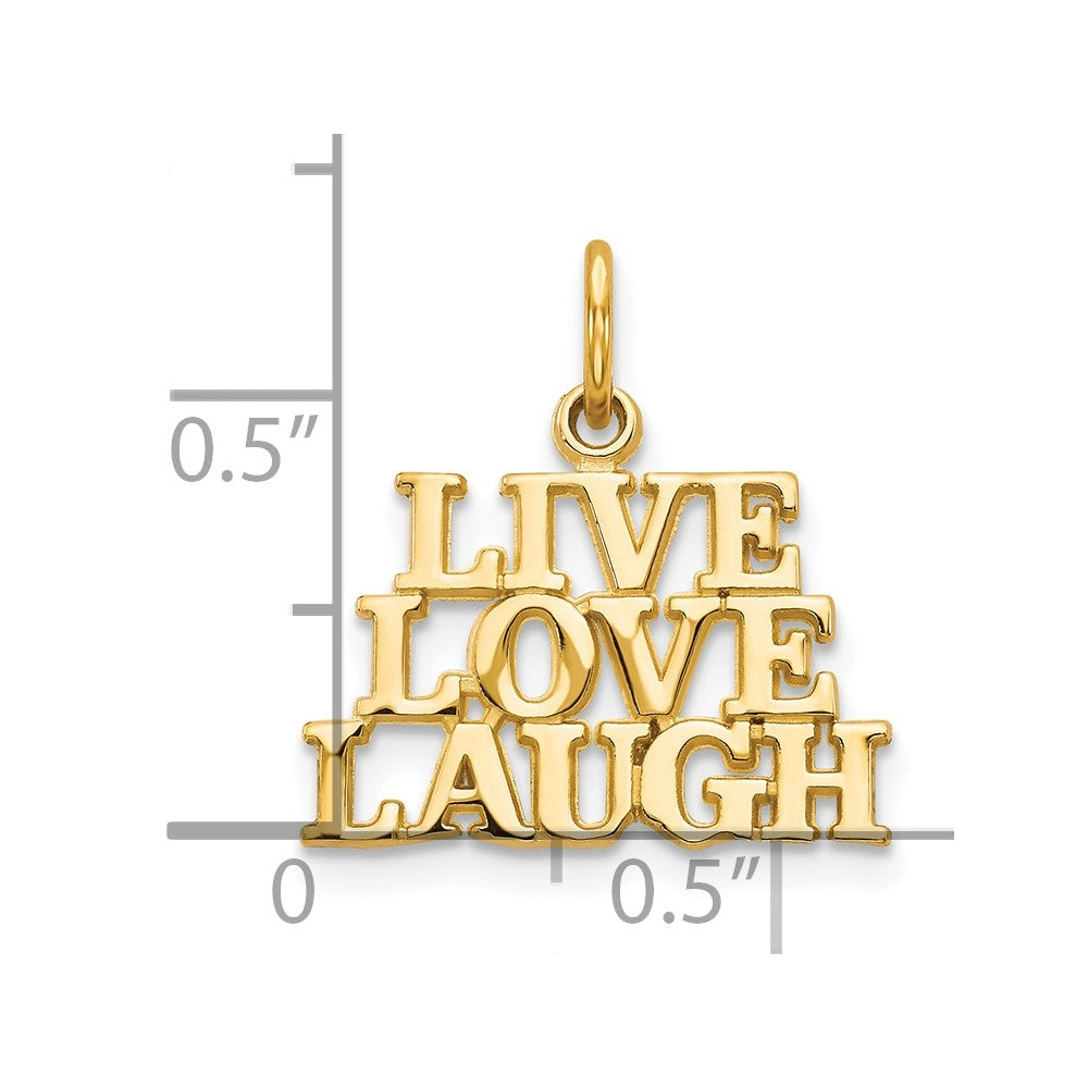 10K LIVE LOVE LAUGH Charm