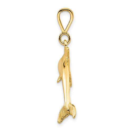 10k Large Dolphin Charm