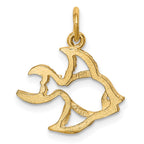 10k Cut-out Tropical Fish Charm
