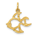 10k Cut-out Tropical Fish Charm