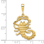 10k Scorpion Pendant
