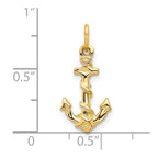 10k Anchor with Rope Pendant