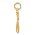 10k Diamond-cut Anchor Charm