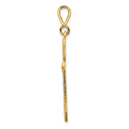 10k Large Cross Charm