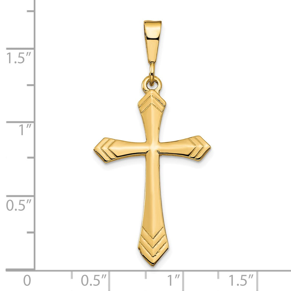 10k Large Cross Charm