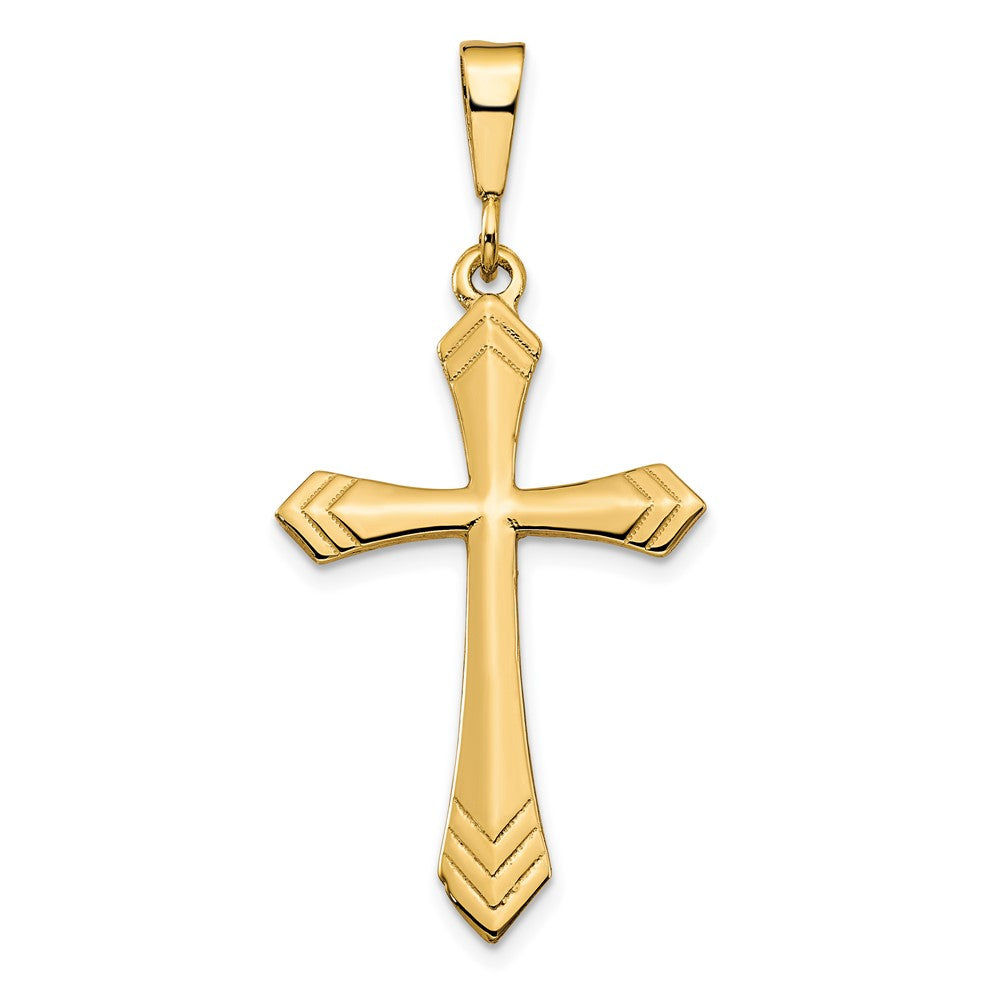 10k Large Cross Charm