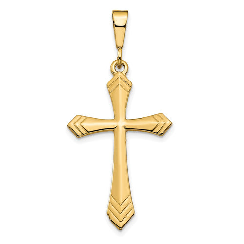 10k Large Cross Charm