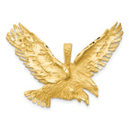 10k Sandblast Finish Eagle Pendant