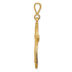 10k Large Cross Charm