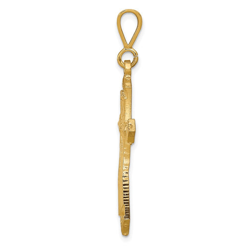 10k Large Cross Charm