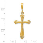 10k Large Cross Charm