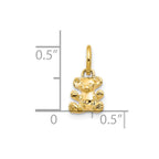 10k 3-D Teddy Bear Charm