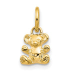 10k 3-D Teddy Bear Charm