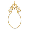 10k 5-Hearts Charm Holder