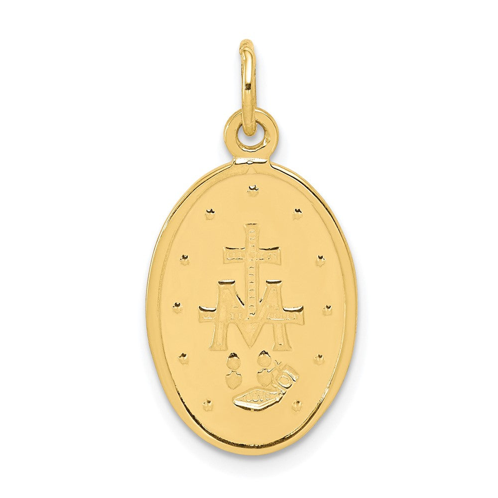 10K Oval Miraculous Medal