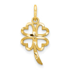10k 4-Leaf Clover Pendant