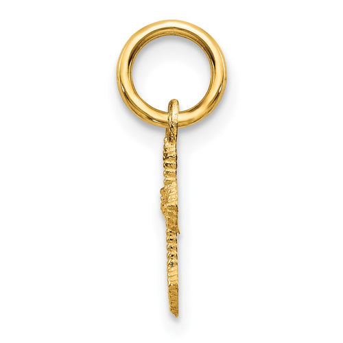 10k Mini Cross Charm