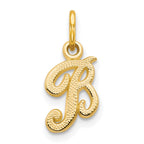10K Small Script Initial B Charm
