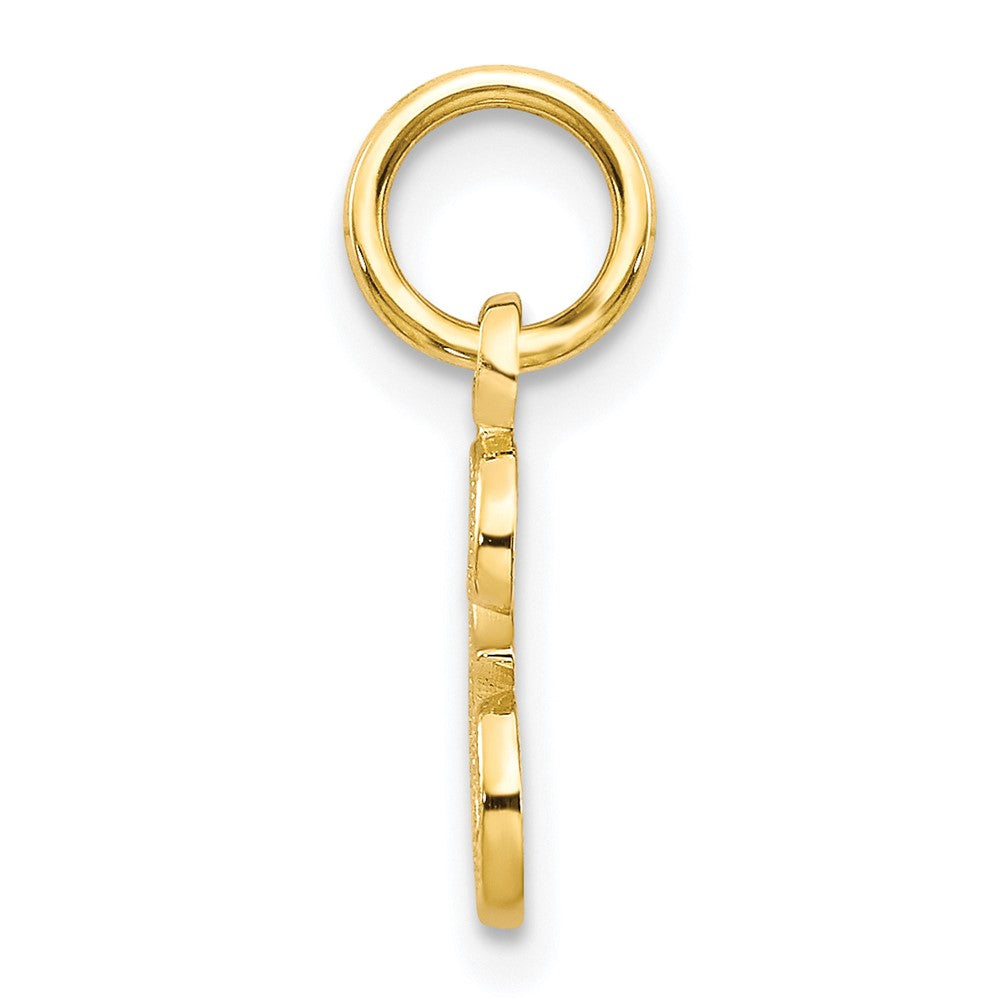10k Small Script Initial E Charm