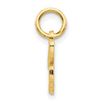 10k Small Script Initial H Charm