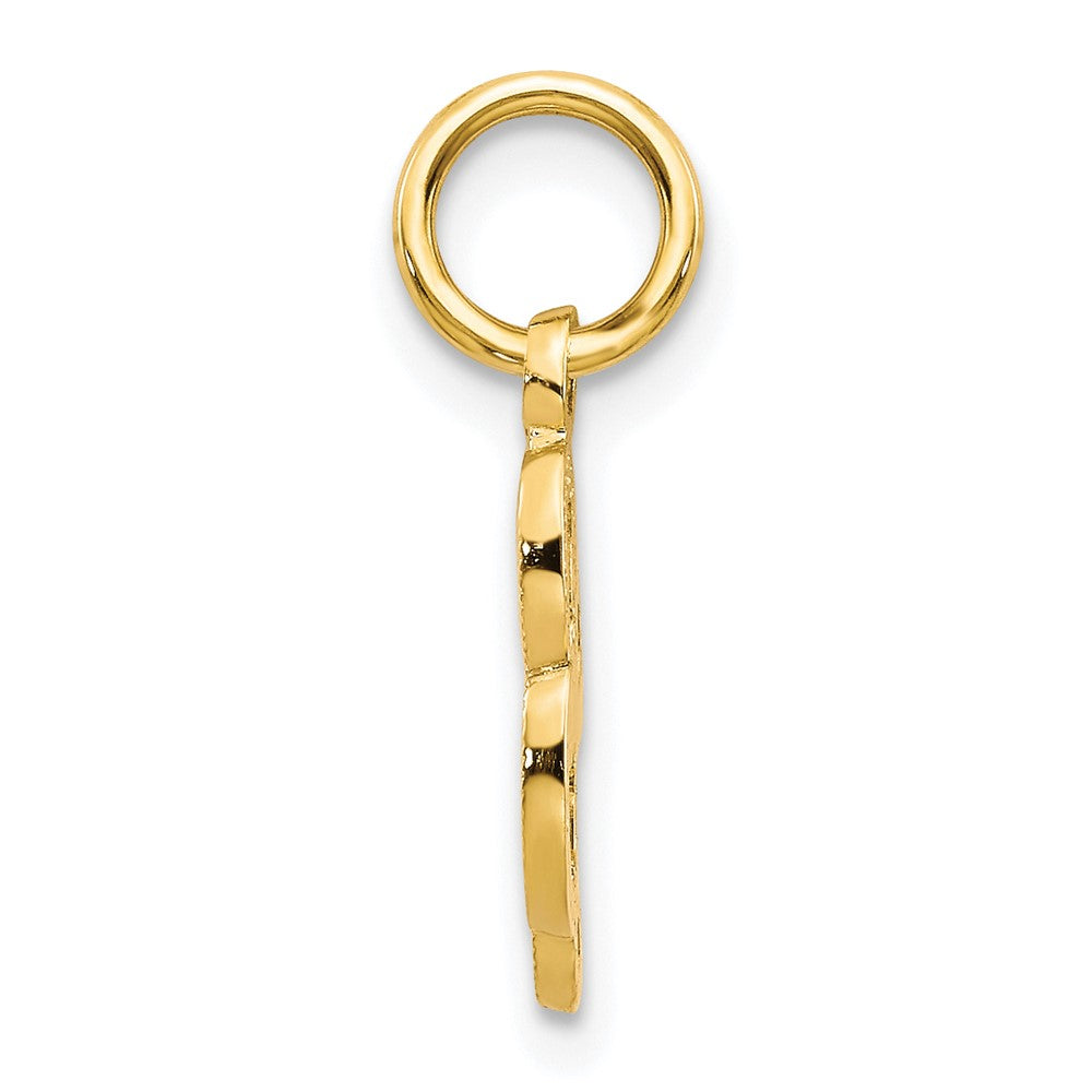 10k Small Script Initial L Charm