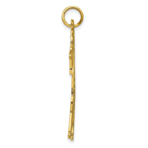 10k Large Cut-out Giraffe Charm