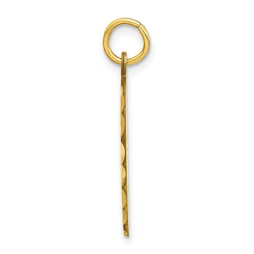 10k Cut-out Hockey Mask Charm