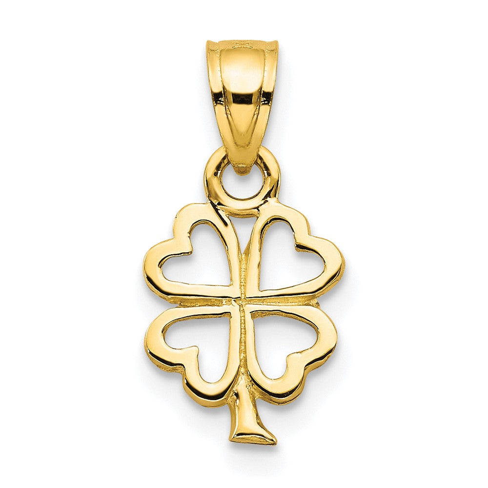 10k 4-Leaf Clover Charm