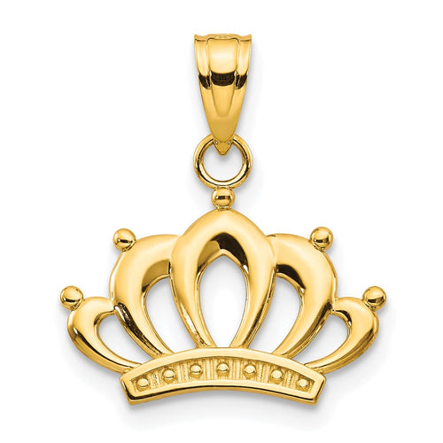 10k Crown Charm