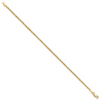 10k 1.75mm Diamond-cut Rope Chain