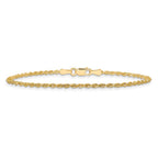 10k 1.75mm Diamond-cut Rope Chain