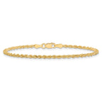 10k 2.0mm Diamond-cut Rope Chain