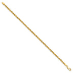 10k 3.0mm Diamond-cut Rope Chain