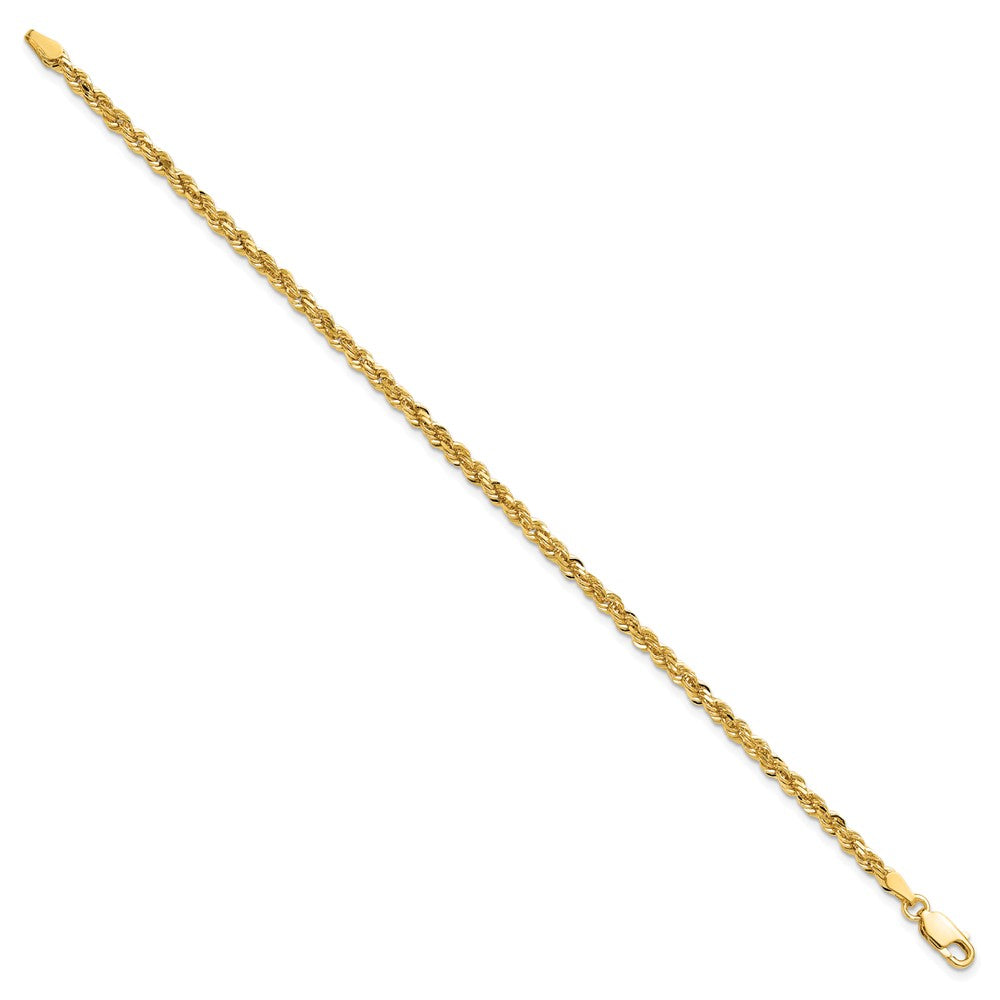 10k 3.0mm Diamond-cut Rope Chain