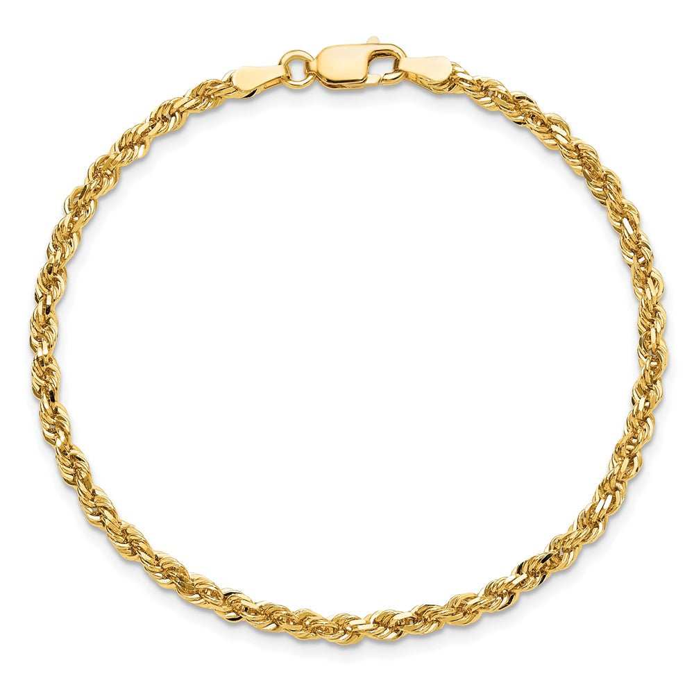 10k 3.0mm Diamond-cut Rope Chain