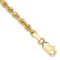 10k 3.0mm Diamond-cut Rope Chain