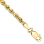 10k 3.0mm Diamond-cut Rope Chain