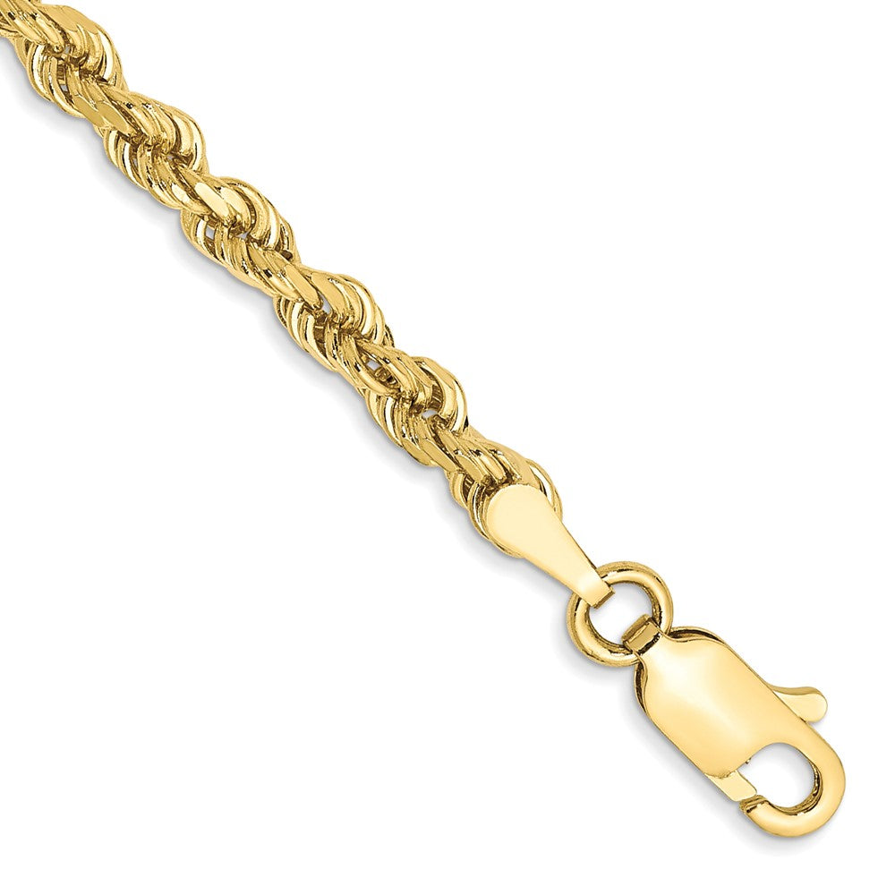 10k 3.0mm Diamond-cut Rope Chain