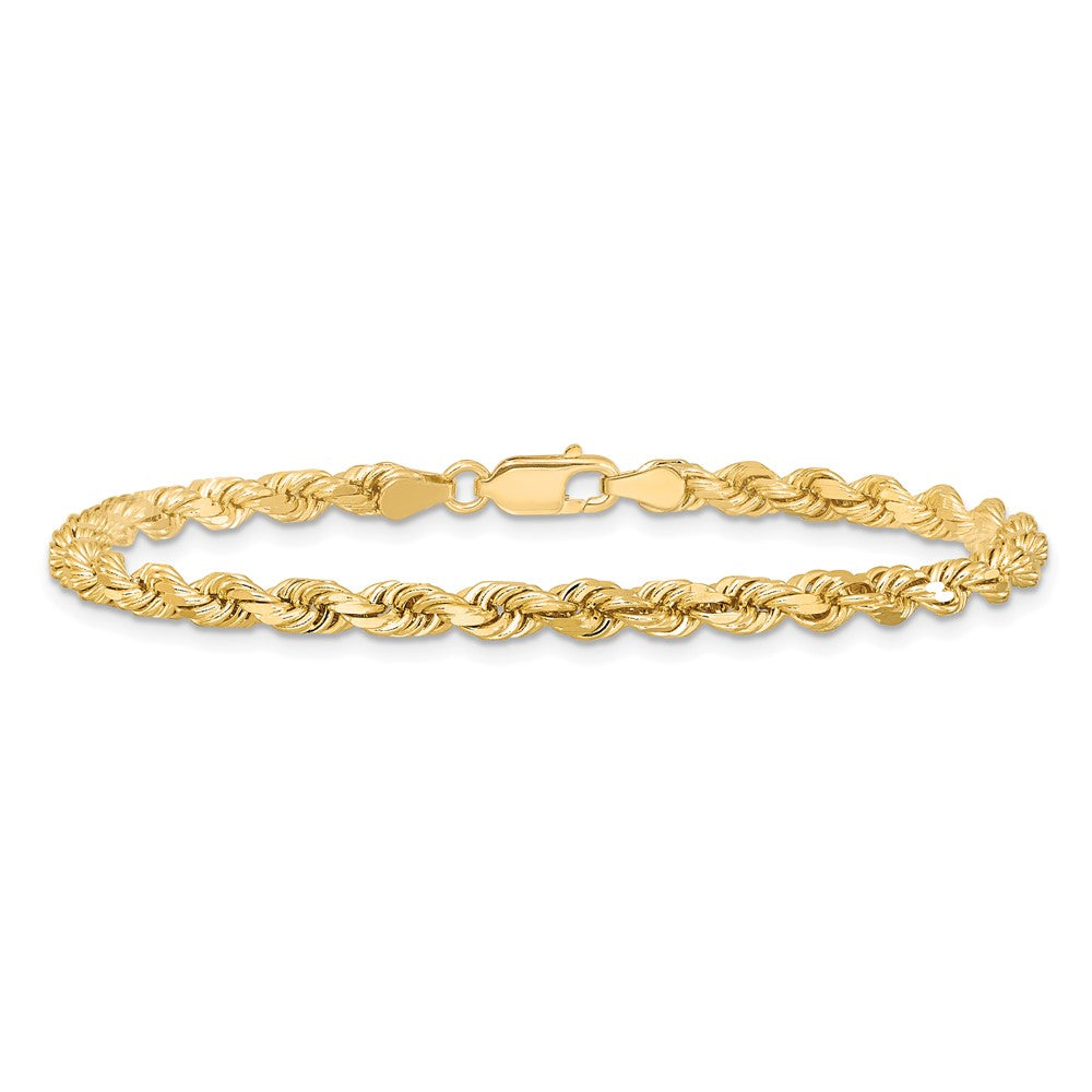 10k 4.0mm Diamond-cut Rope Chain