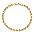 10k 4.0mm Diamond-cut Rope Chain