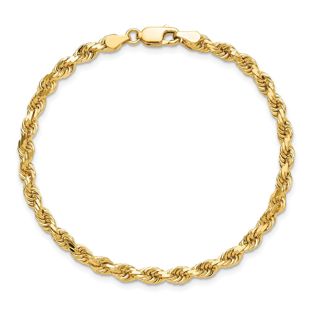 10k 4.0mm Diamond-cut Rope Chain