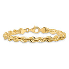 10k 5.5mm Diamond-cut Rope Chain