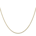 10k .8mm Lite-Baby Rope Chain