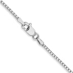 10k WG 1.25mm Box Chain