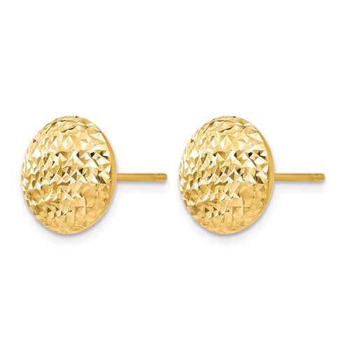 10K D/C Post Earrings