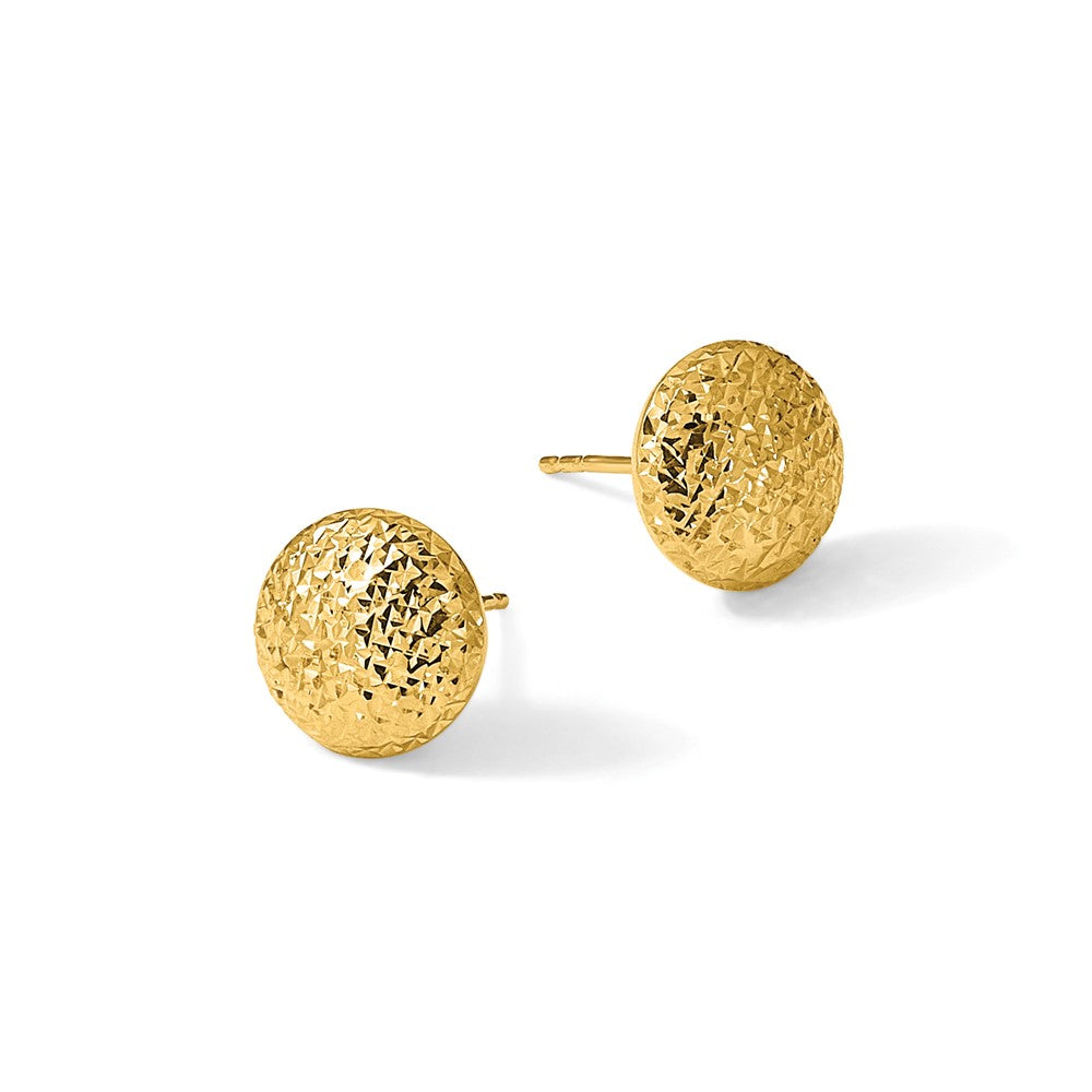 10K D/C Post Earrings