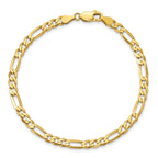 10k 4.5mm Concave Open Figaro Chain