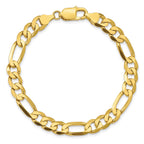 10k 7.5mm Concave Open Figaro Chain