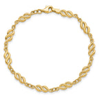 10K Polished Bracelet
